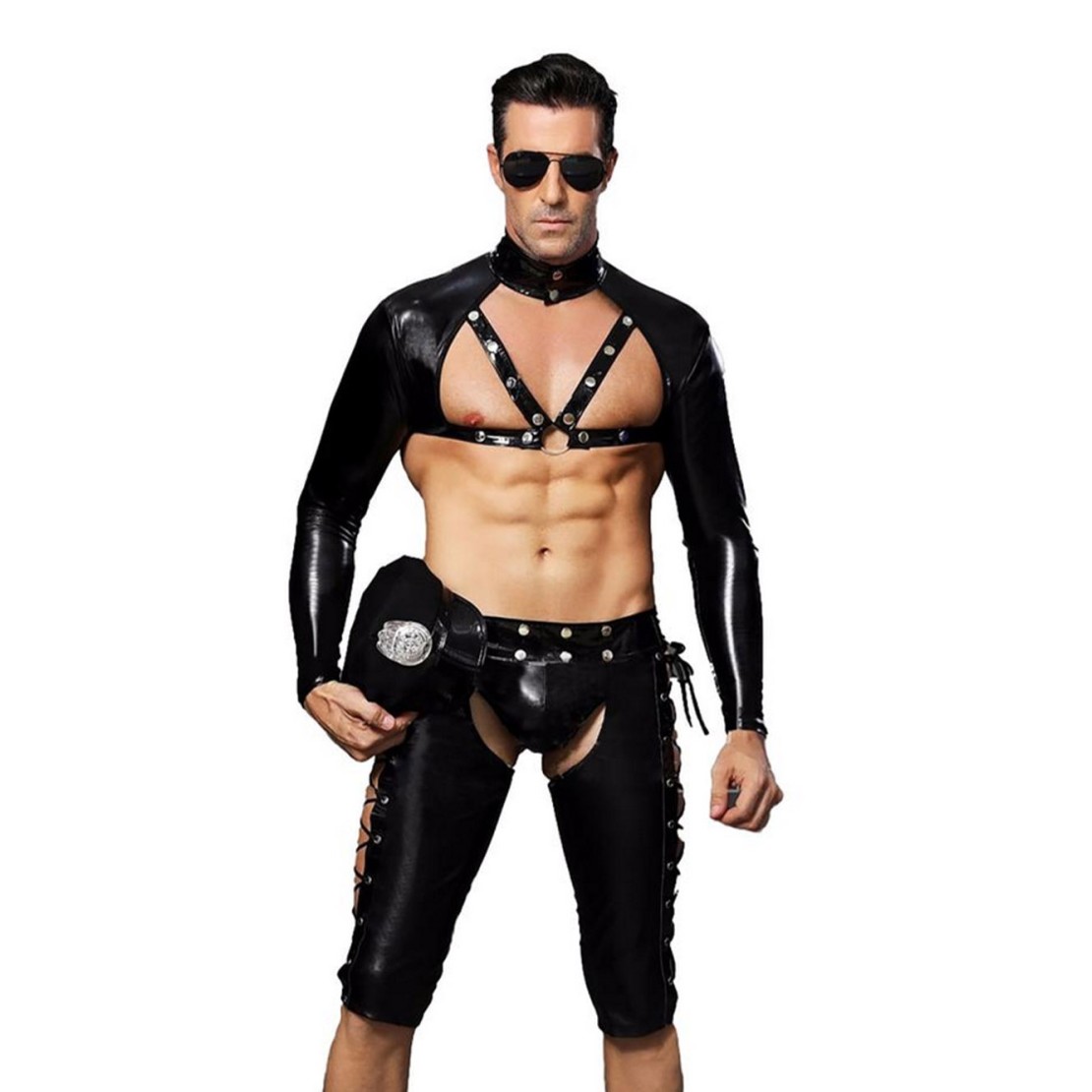 COSTUME TRAVESTIMENTO DA POLIZIOTTO SEXY SET 5...