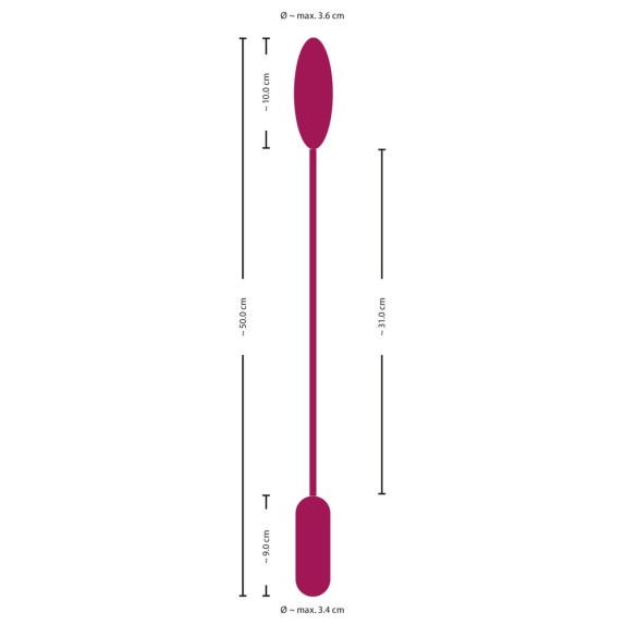 copy of DOPPIO OVETTO VIBRANTE E PULSANTE CON TELECOMANDO LOVE EGG DUO SWEET SMILE