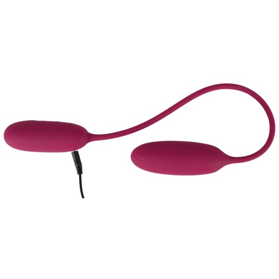 copy of DOPPIO OVETTO VIBRANTE E PULSANTE CON TELECOMANDO LOVE EGG DUO SWEET SMILE