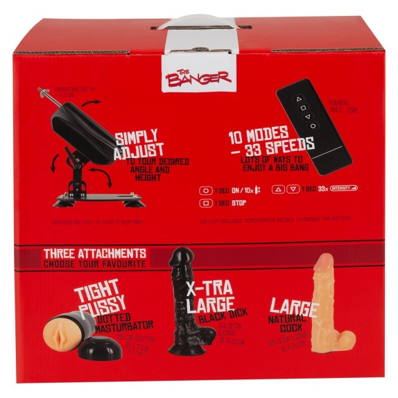 SEX MACHINE THE BANGER INCLINABILE CON MASTURBATORE PER UOMO INCLUSO YOU2TOYS