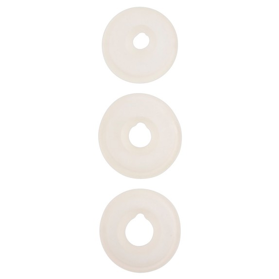 SET DI 3 ANELLI PER IL PENE TRASPARENTI DIAMETRO ESPANDIBILE COCK RING LS004