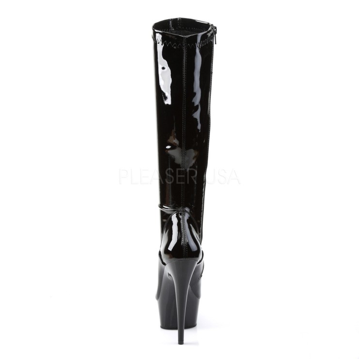 STIVALE AL GINOCCHIO SEXY TACCO A SPILLO 15 CM 2