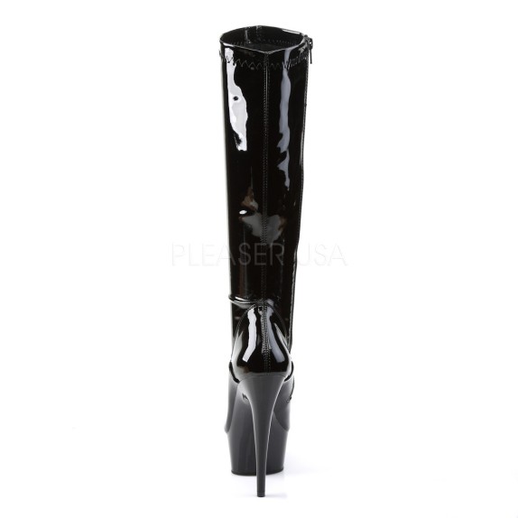 STIVALE AL GINOCCHIO SEXY TACCO A SPILLO ALTEZZA 15 CM