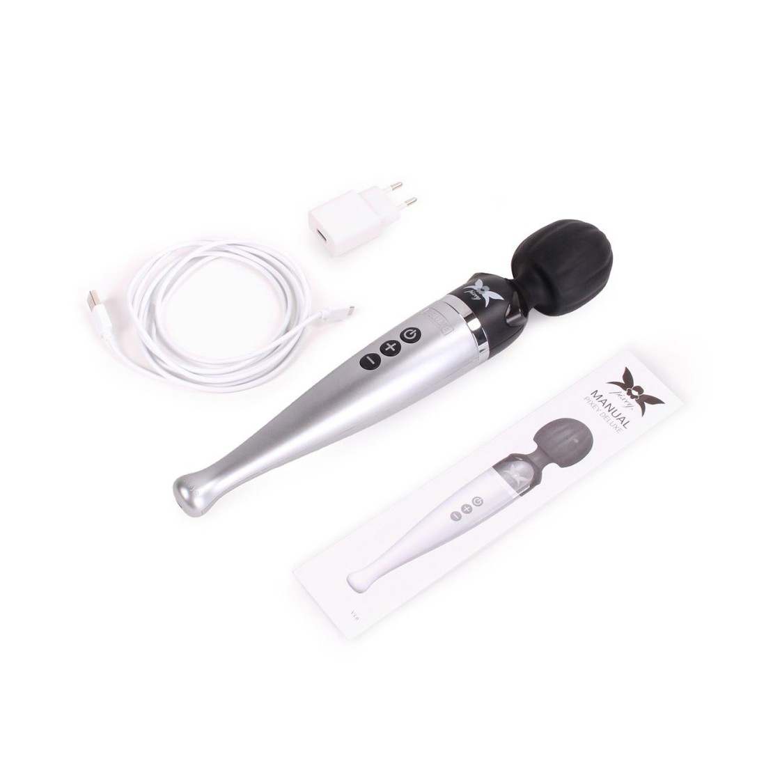 VIBRATORE CLITORIDEO WAND RICARICABILE PIXEY...