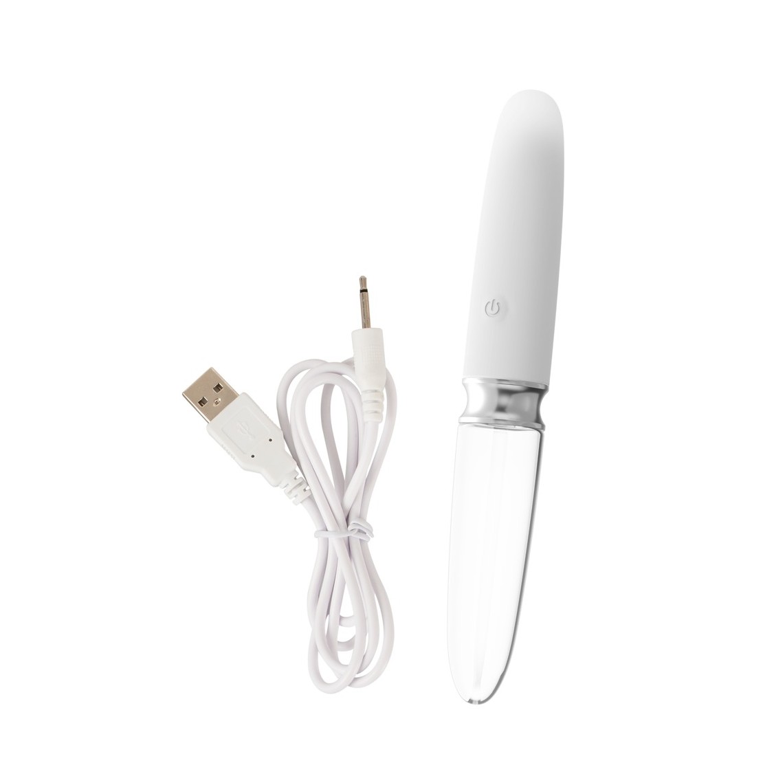copy of VIBRATORE SEX TOY IN VETRO E SILICONE...