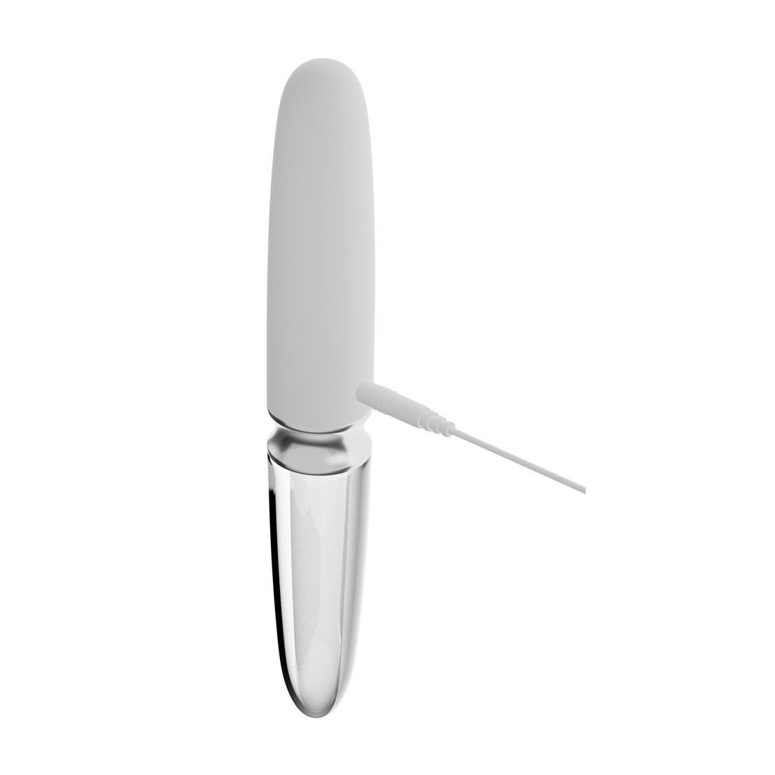 VIBRATORE SEX TOY IN VETRO E SILICONE...