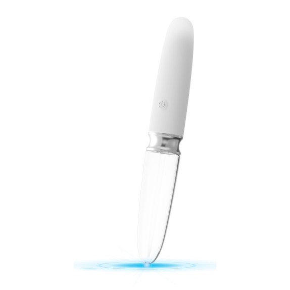 copy of VIBRATORE SEX TOY IN VETRO E SILICONE RICARICABILE CON LUCE LED LIAISON STRAIGHT