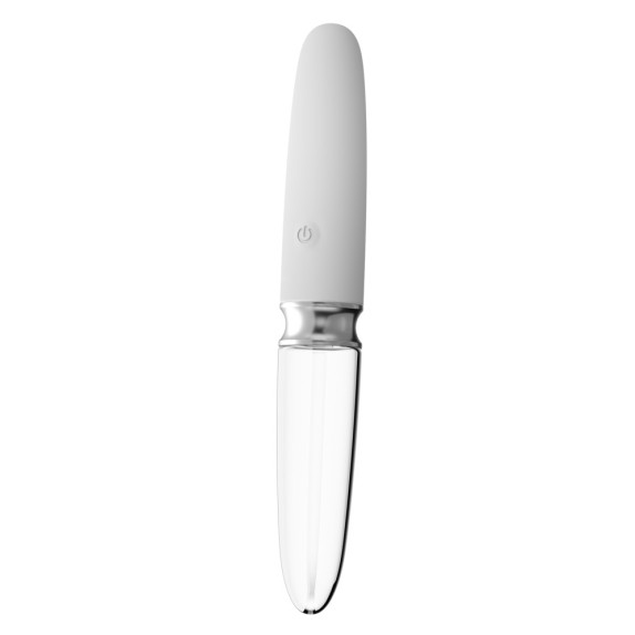 copy of VIBRATORE SEX TOY IN VETRO E SILICONE RICARICABILE CON LUCE LED LIAISON STRAIGHT