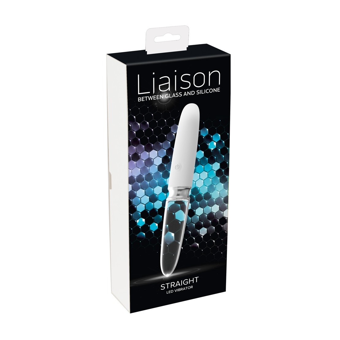 VIBRATORE SEX TOY IN VETRO E SILICONE...