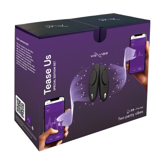 SET 2 STIMOLATORE CLITORIDEO DA MUTANDINA MOXIE PER COPPIA TEASE US
