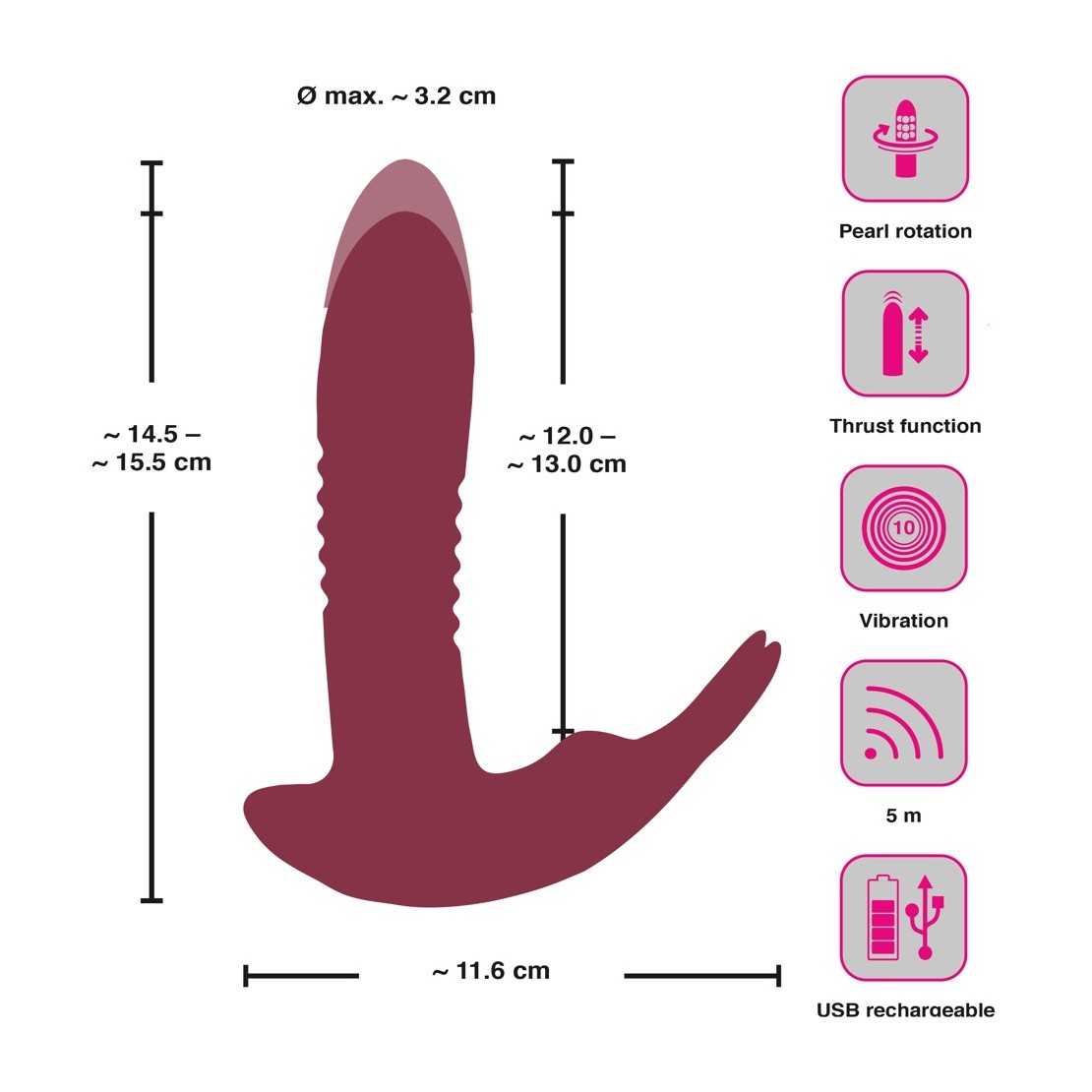 copy of VIBRATORE A SPINTA CON STIMOLATORE...