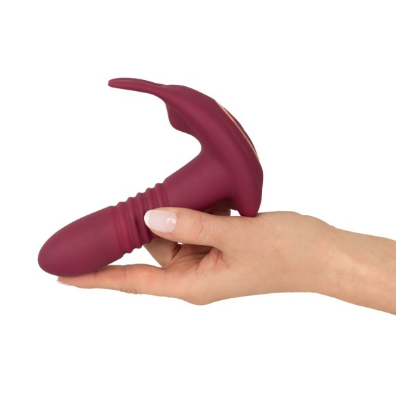 copy of VIBRATORE A SPINTA CON STIMOLATORE CLITORIDE E TELECOMANDO JAVIDA