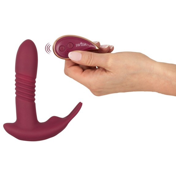 copy of VIBRATORE A SPINTA CON STIMOLATORE CLITORIDE E TELECOMANDO JAVIDA
