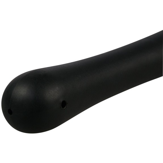 DOCCIA ANALE INTIMA A TRE FORI NERA IN SILICONE