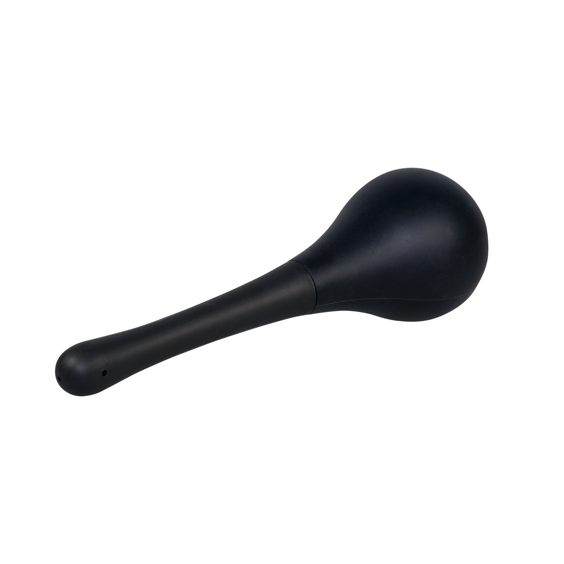 DOCCIA ANALE INTIMA A TRE FORI NERA IN SILICONE