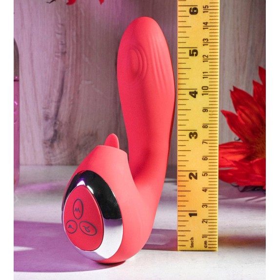 SEX TOY VIBRANTE PIU' PULSAZIONE PUNTO G E LINGUETTA PER IL CLITO