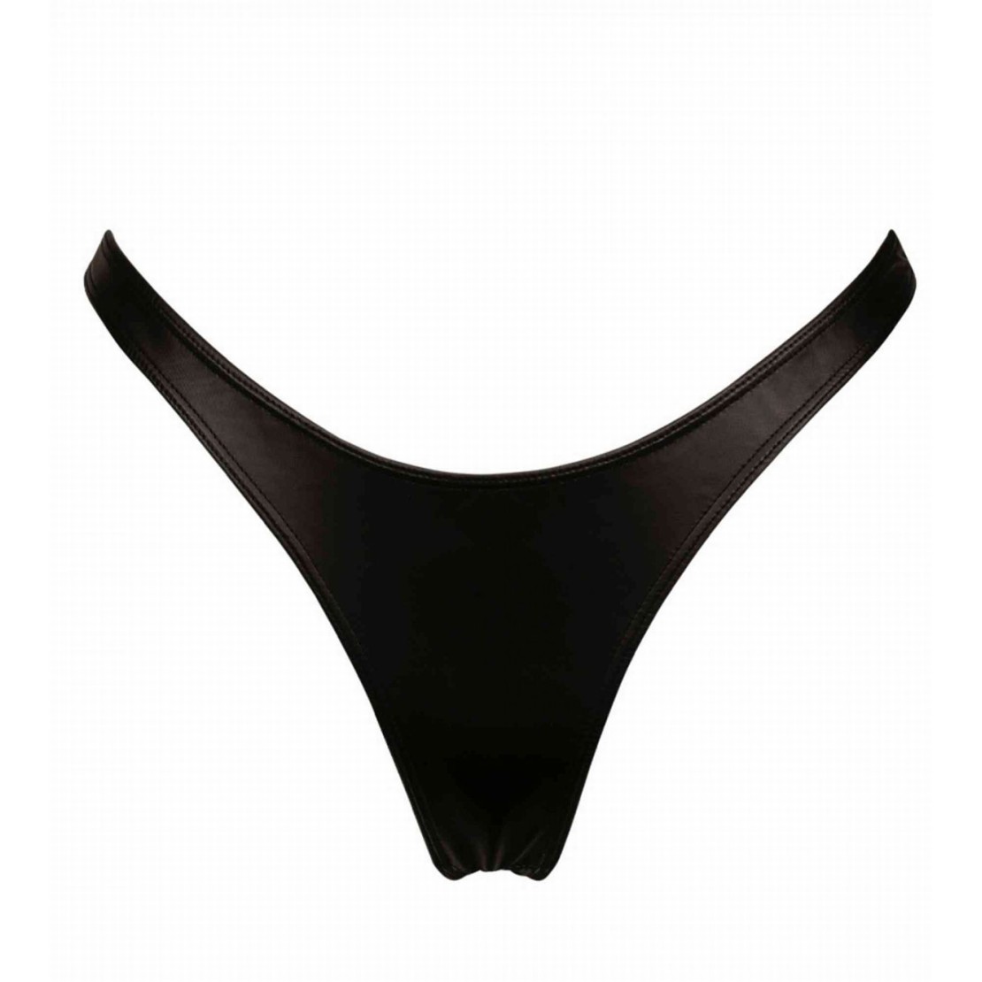 PERIZOMA SEXY PER DONNA IN SPANDEX NERO EFFETTO...