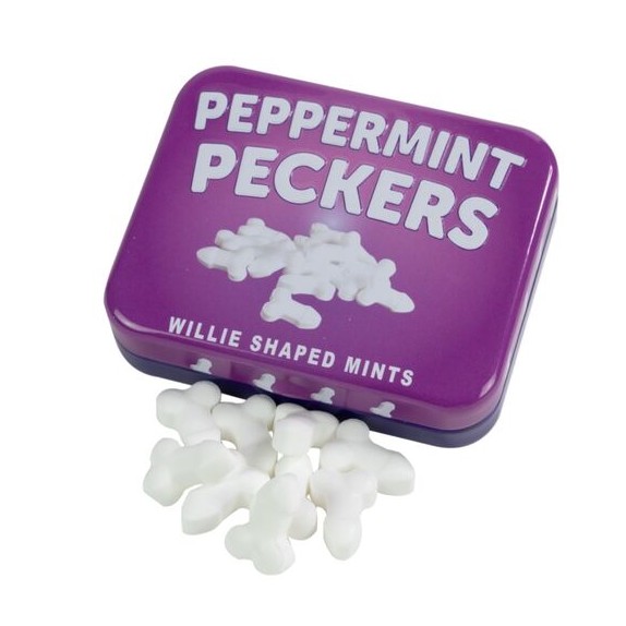 CARAMELLE ALLA MENTA FORMA DI PENE PEPERMINT PECKERS WILLIE