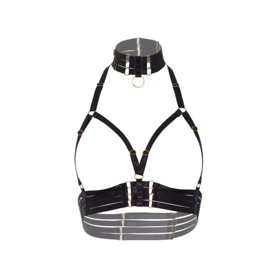 copy of REGGISENO HARNESS SEXY DA DONNA CON COLLARE IN RASO