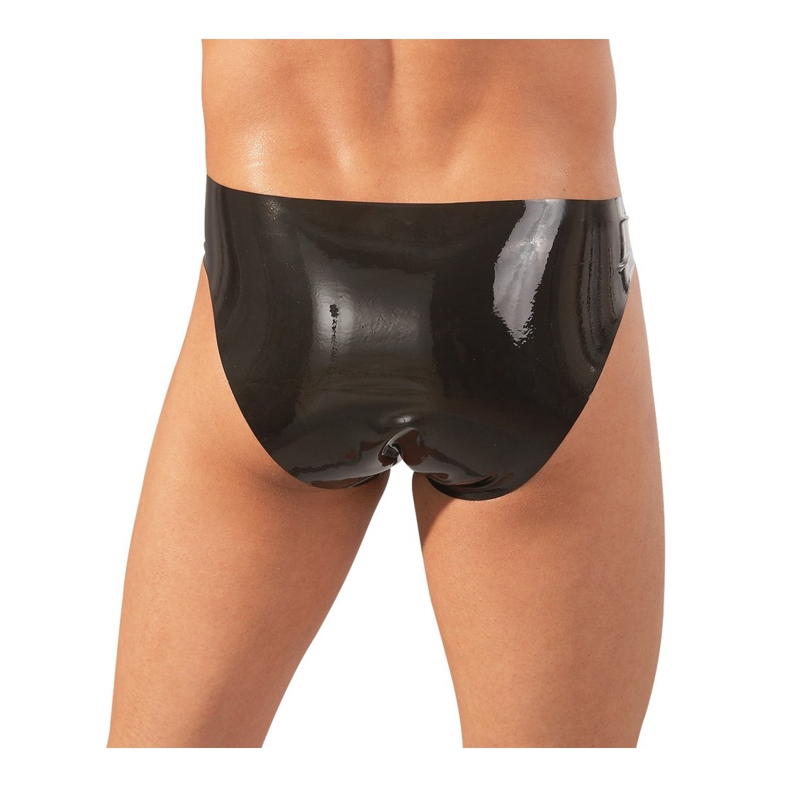 SLIP SEXY ESALTAFALLO NERO IN LATEX