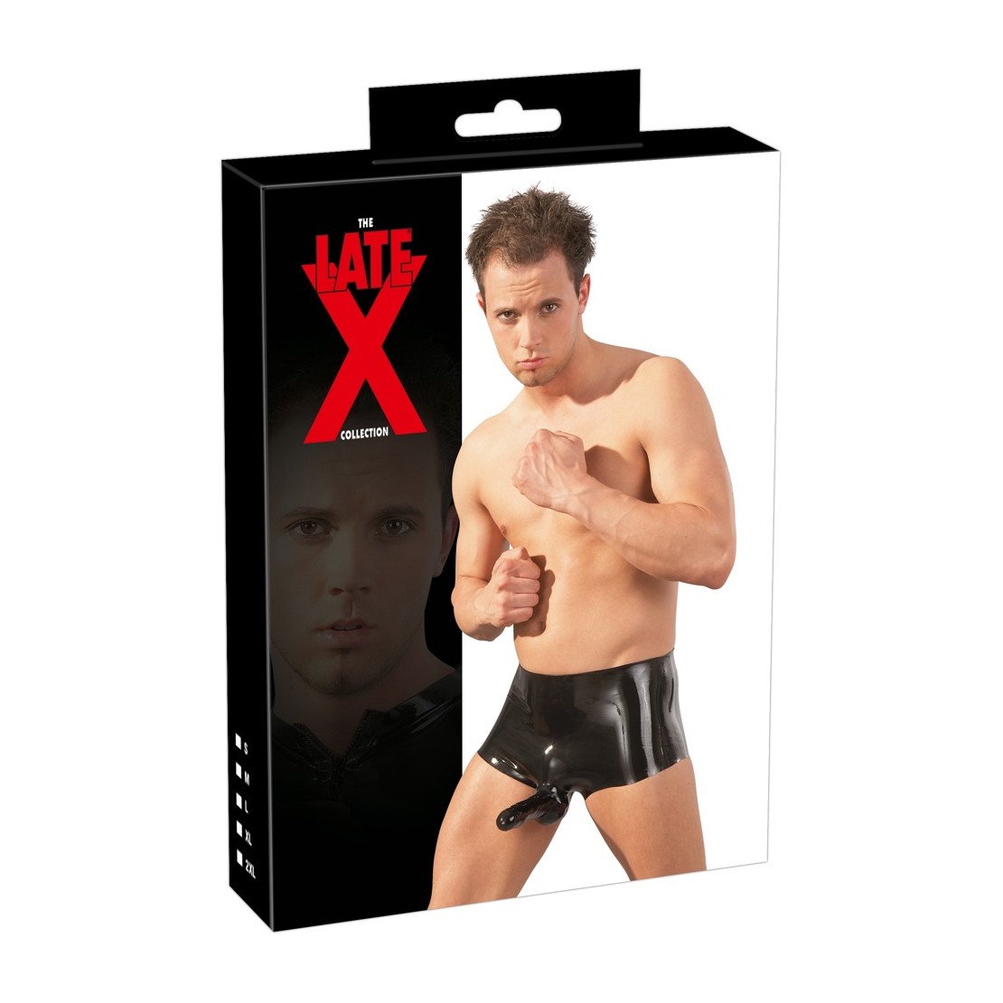 BOXER PER UOMO IN LATEX CON GUAINA DOVE...