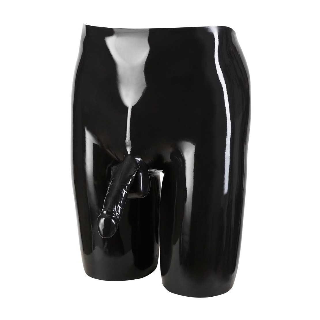 PANTALONCINI  IN LATEX PER UOMO CON GUAINA PER...