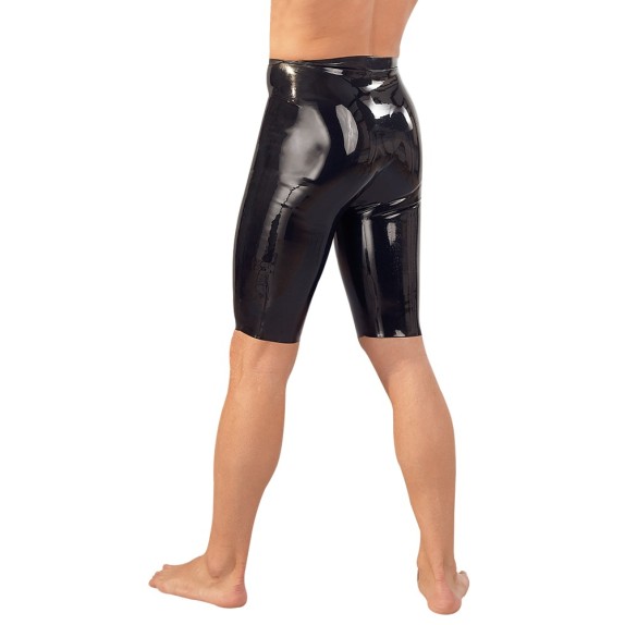 PANTALONCINI  IN LATEX PER UOMO CON GUAINA PER INSERIRE IL PENE