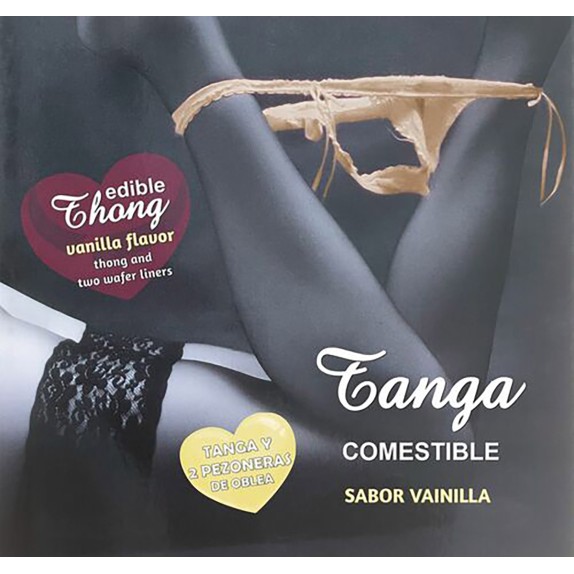 GADGET COMMESTIBILE ADESIVO 3 PEZZI DI CIALDA ALLA VANIGLIA SEXY PER DONNA HOTFLOWERS