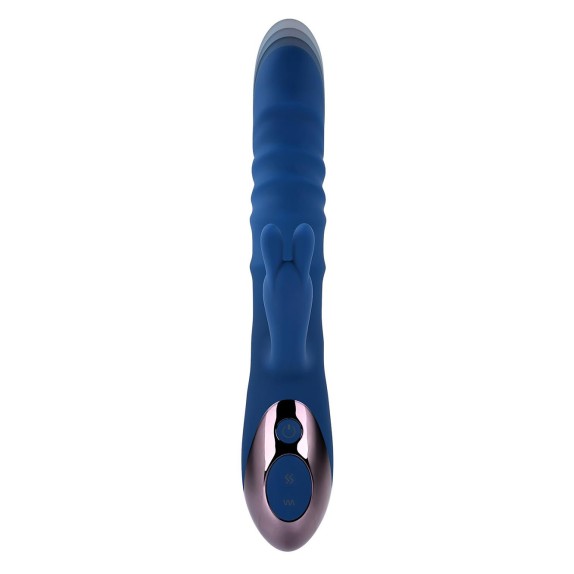 RABBIT SEX TOY DONNA CON STIMOLAZIONE CLITORIDE E MOVIMENTO A SPINTA SU E GIU' THE RINGER