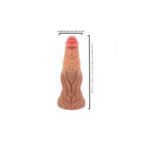DILDO IN SILICONE DI GRANDI DIMENSIONI E VENATURE PRONUNCIATE KIOTOS MONSTAR