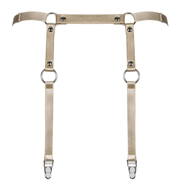 copy of REGGICALZE SEXY PER DONNA COLOR ORO HARNESS A764 2