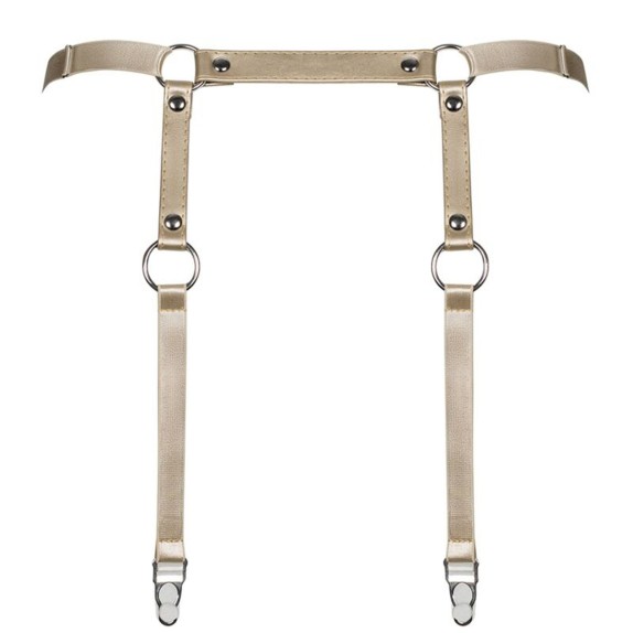 copy of REGGICALZE SEXY PER DONNA COLOR ORO HARNESS A764