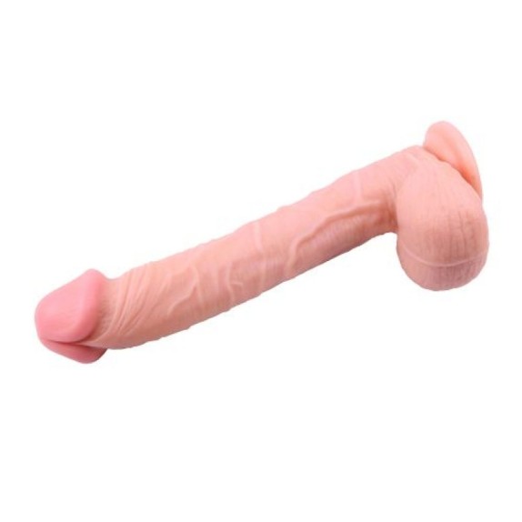DILDO REALISTICO DI GRANDI DIMENSIONI CON TESTICOLI E VENTOSA SUPER COCK