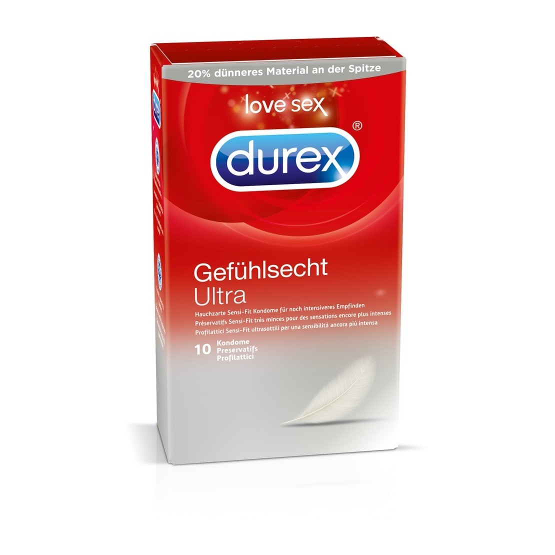 PROFILATTICI DUREX ULTRA SOTTILI CONFEZIONE 10...