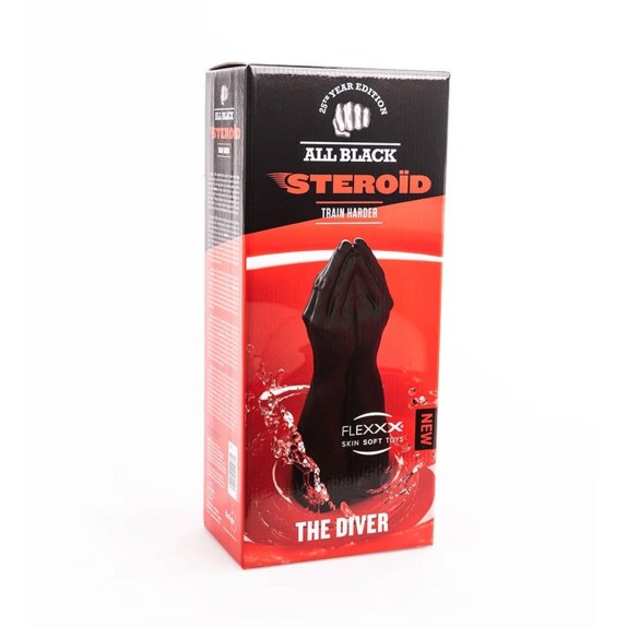 AVAMBRACCI CON MANI SEX TOY REALISTICO PER FISTING ALL BLACK THE DIVER