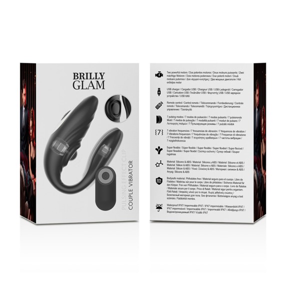 GIOCO DI COPPIA SEXY STIMOLAZIONE CLITORIDE E PUNTO G CON TELECOMANDO BRILLY GLAM