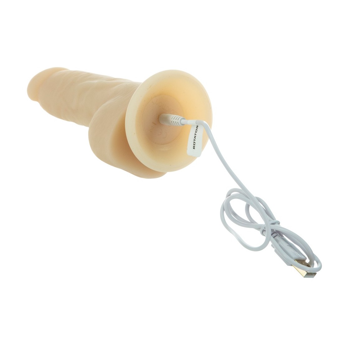 DILDO REALISTCO ROTANTE E VIBRANTE CON VENTOSA...