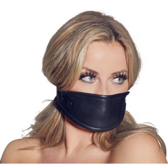 GAG IN SILICONE CON BAVAGLIO PELLE SEXY REGOLABILE ZADO