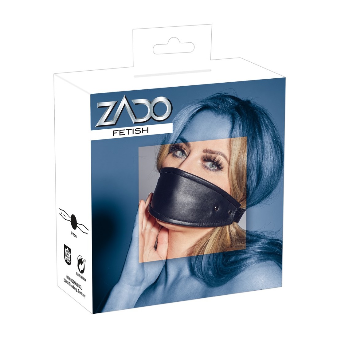 GAG IN SILICONE CON BAVAGLIO PELLE SEXY...