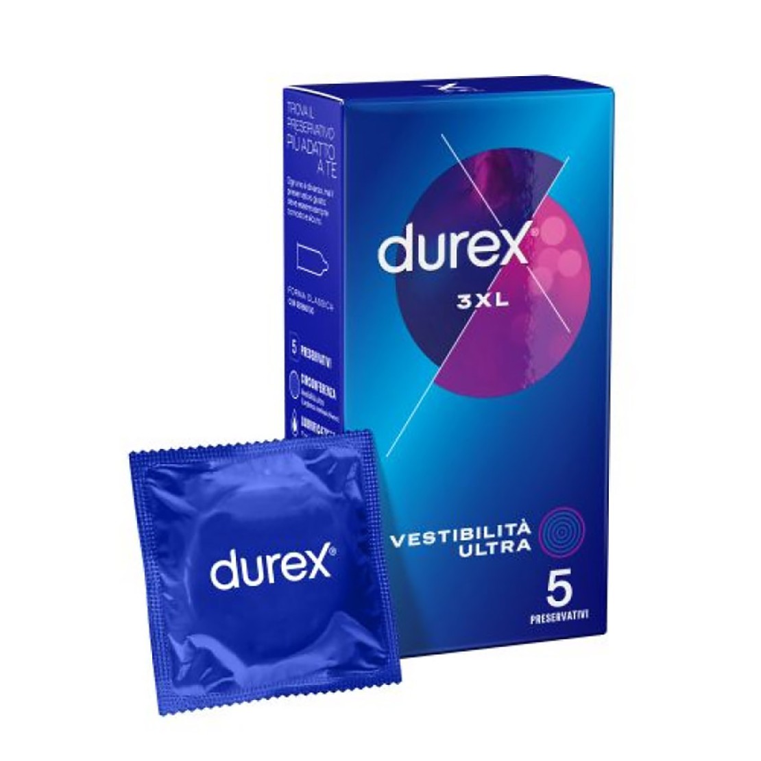 DUREX 3XL PROFILATTICI CONFEZIONE 5 PEZZI