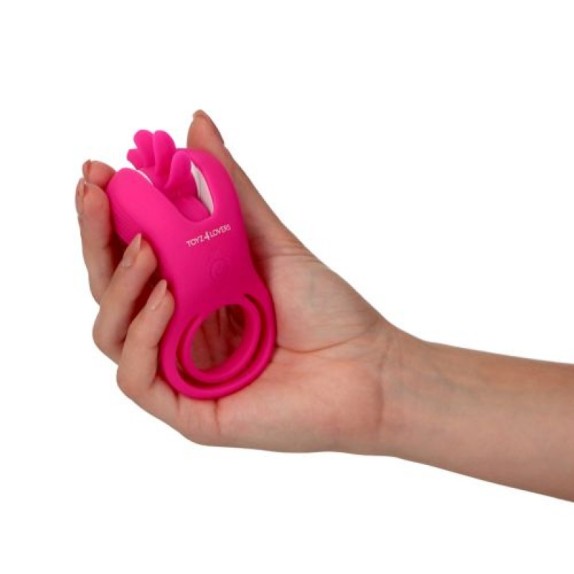 ANELLO RING DA INSERIRE NEL PENE PER LA STIMOLAZIONE CLITORIDEA LINGUE ROTANTI