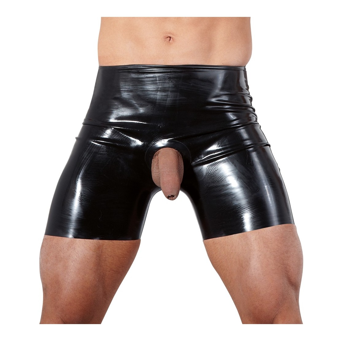 BOXER IN LATEX SEXY DA UOMO CON APERTURA VARIE...