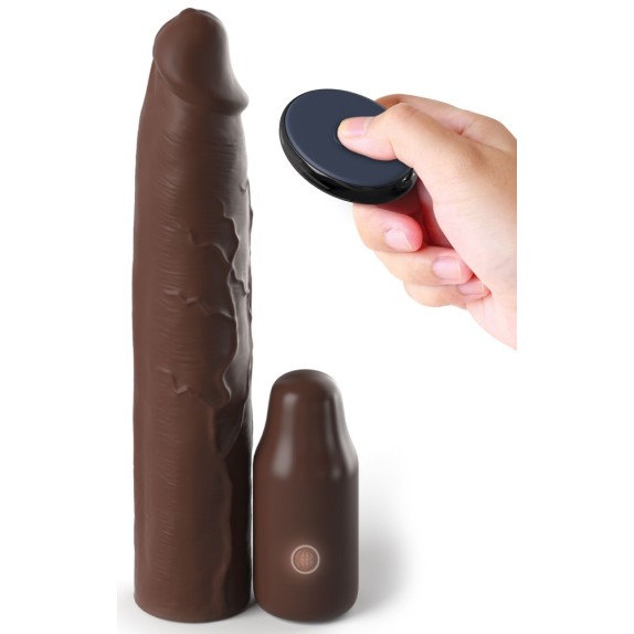 copy of PROLUNGA VIBRANTE SEXY PER UOMO DA INDOSSARE SUL PENE CON RIDUTTORE RIGIDO E TELECOMANDO WIRELESS