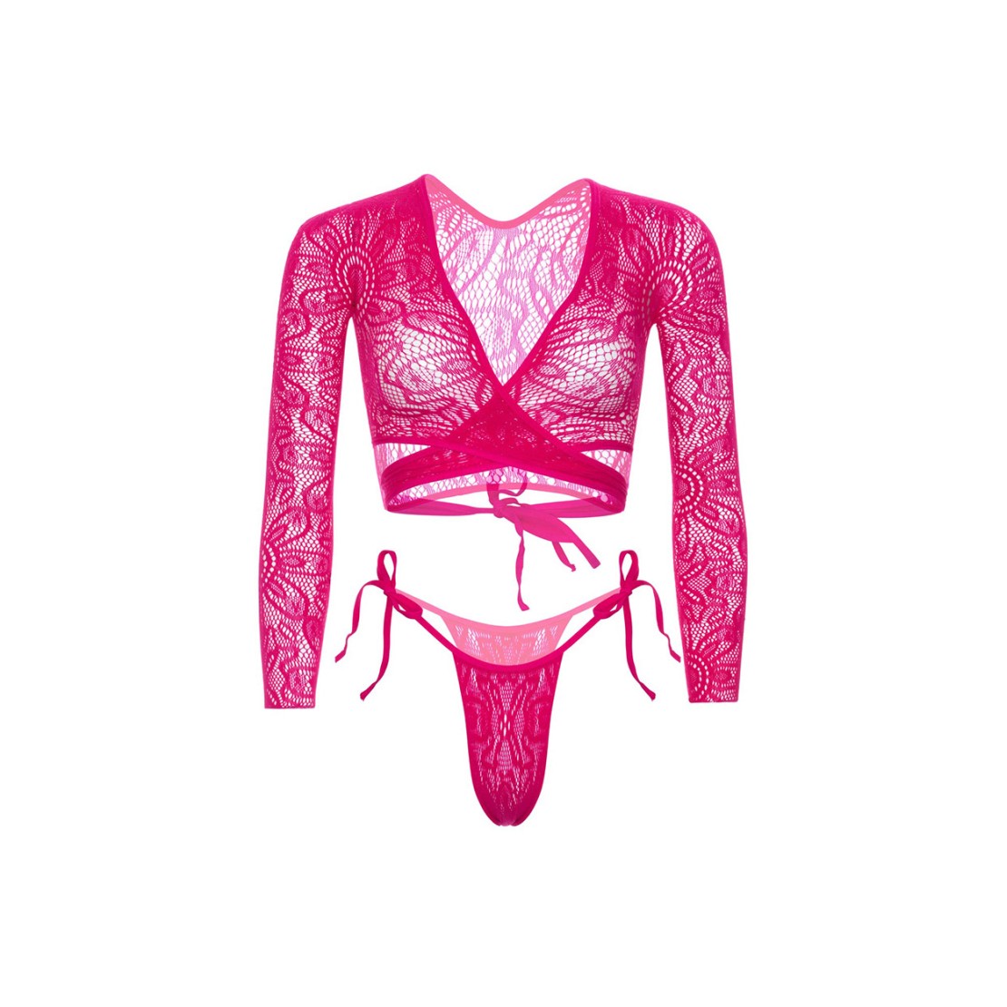 SET DUE PEZZI SEXY PER DONNA CON TOP AD...
