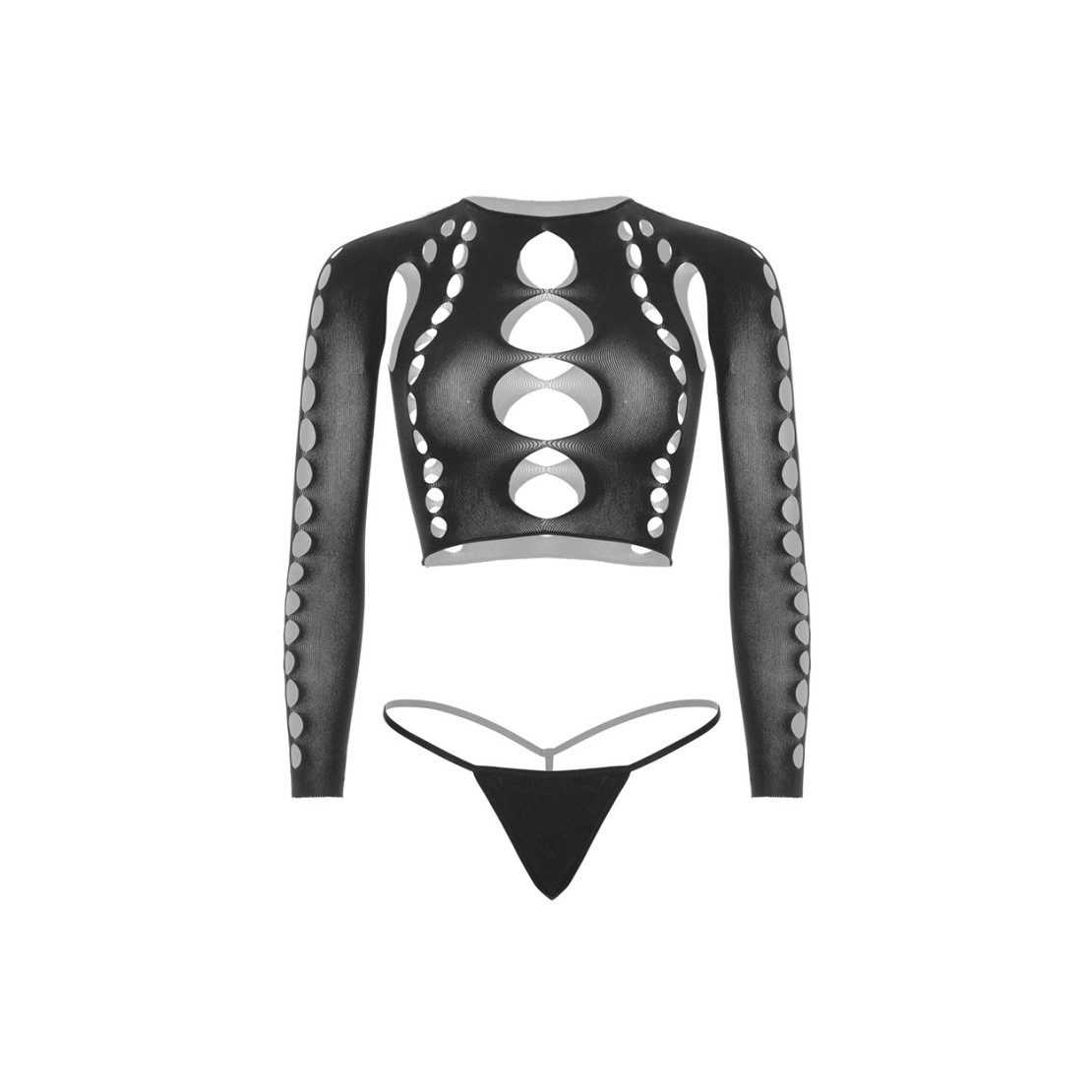 copy of SET DUE PEZZI TOP A MANICA LUNGA E...