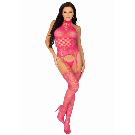 copy of BODYSTOCKING SEXY PER DONNA LAMPONE A COLLO ALTO APERTO LEG AVENUE