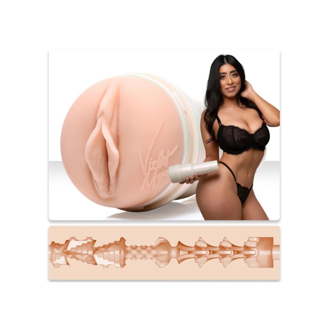 VIOLET MYERS FLESHLIGHT MASTURBATORE VAGINA PER...