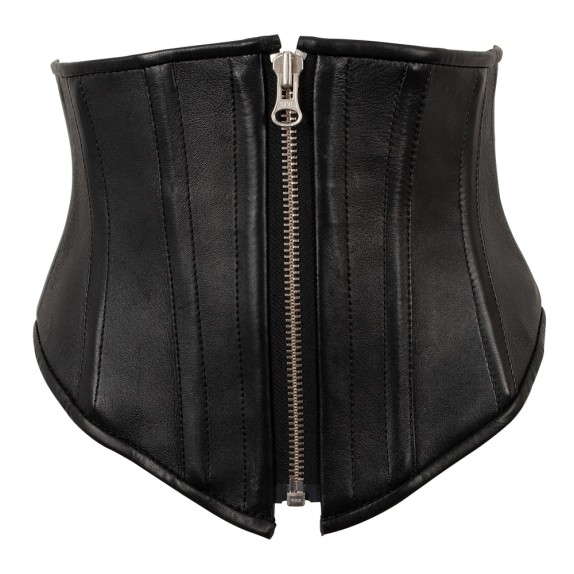 copy of BUSTINO STRINGIVITA SEXY PER DONNA IN PELLE CON INCROCIO REGOLABILE E ZIP ZADO
