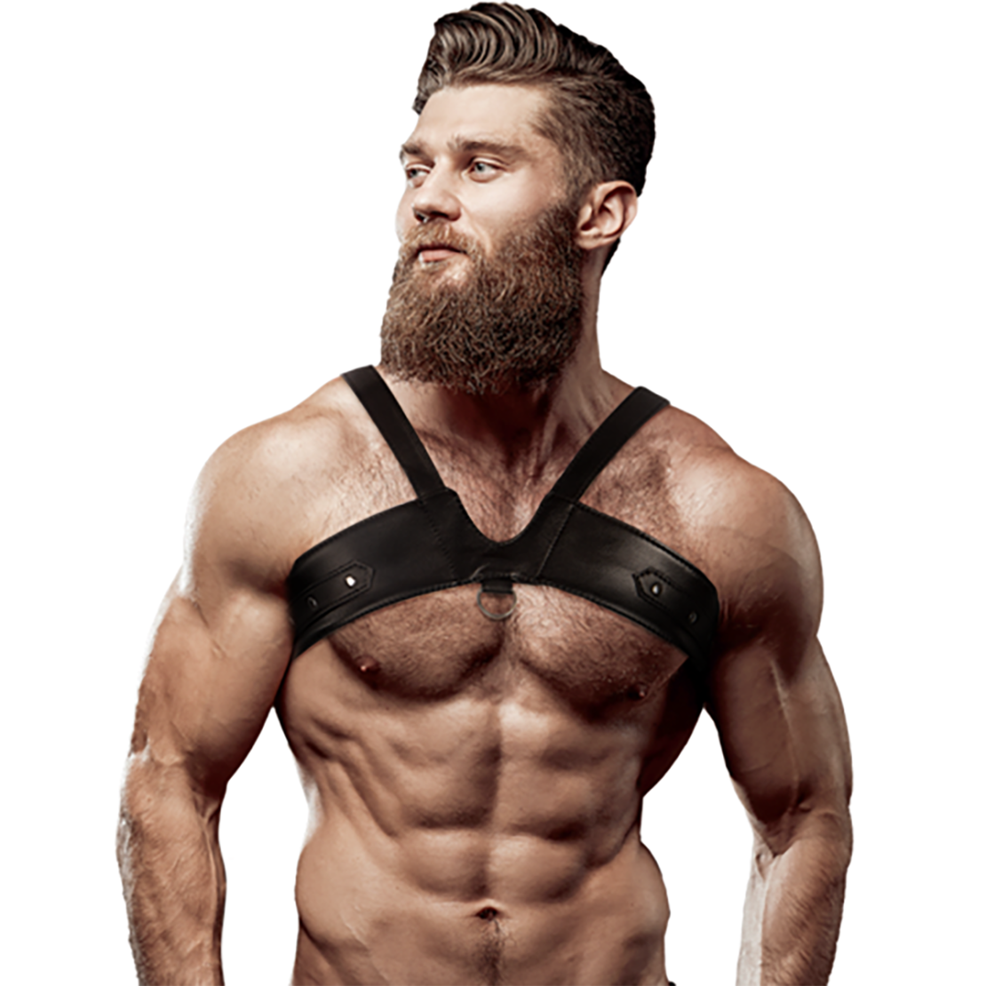 HARNESS SEXY DA UOMO IN PELLE VEGANA REGOLABILE...