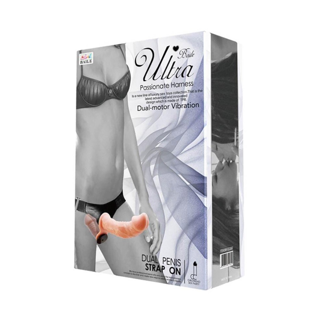 STRAP-ON DOPPIO PER DONNA REGOLABILE A DUE...